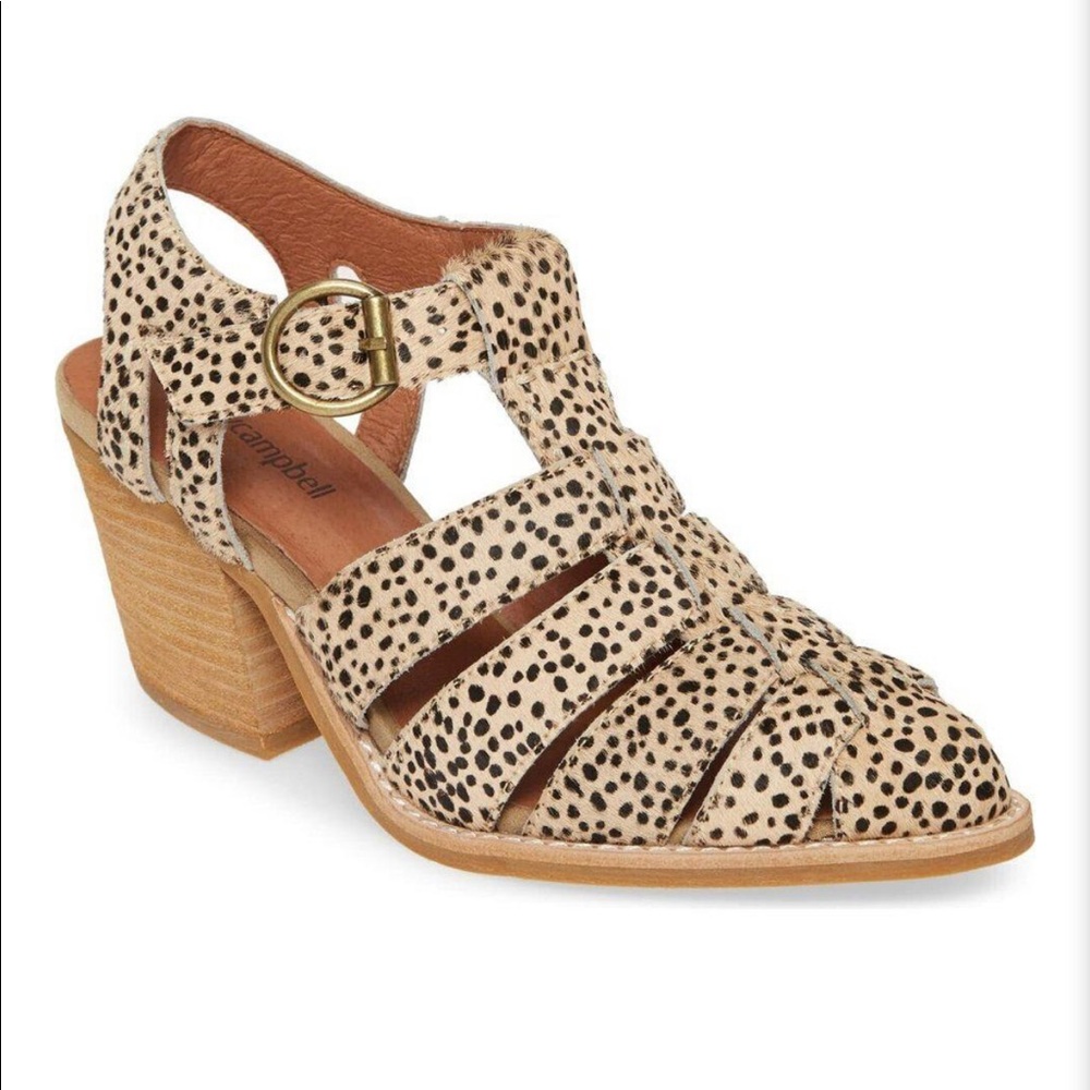 Jeffrey Campbell Angora in Beige Jaguar